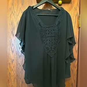 Womens black shirt size L